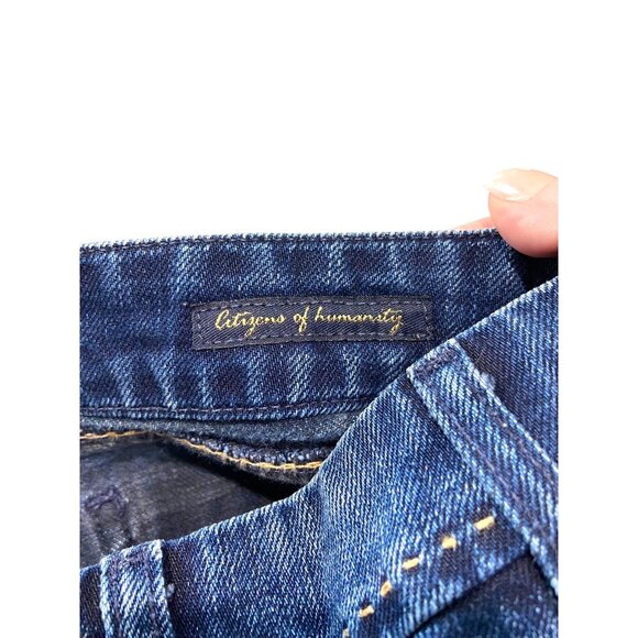 Citizens Of Humanity Birkin Mini Skirt Blue Size 31 Y2K - Picture 4 of 15